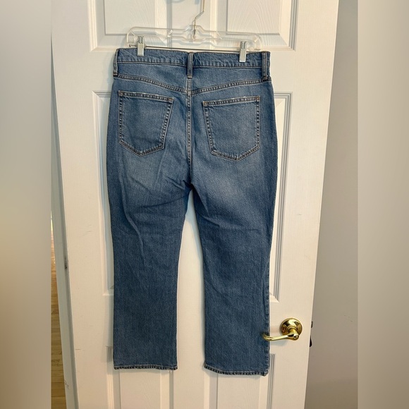 J. Crew Mid Rise Flare Cropped Jeans - Picture 8 of 11